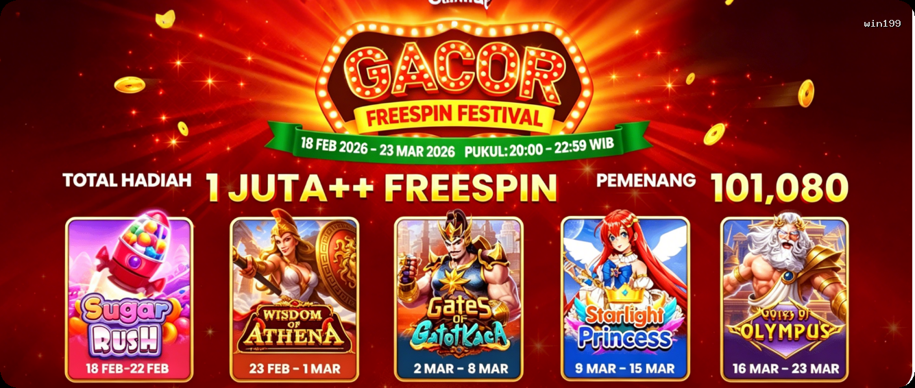 Login win199 Sekarang Bonus Melimpah